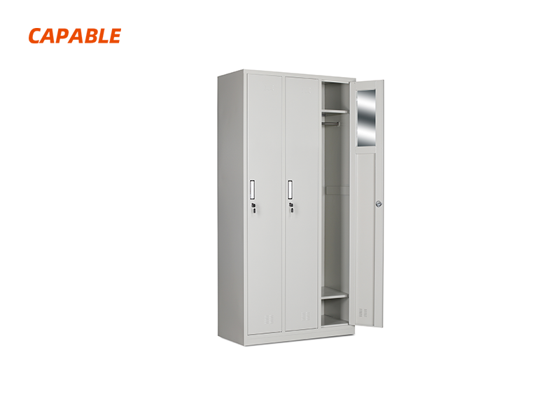 3-door Single Color Steel Locker CBC-10N