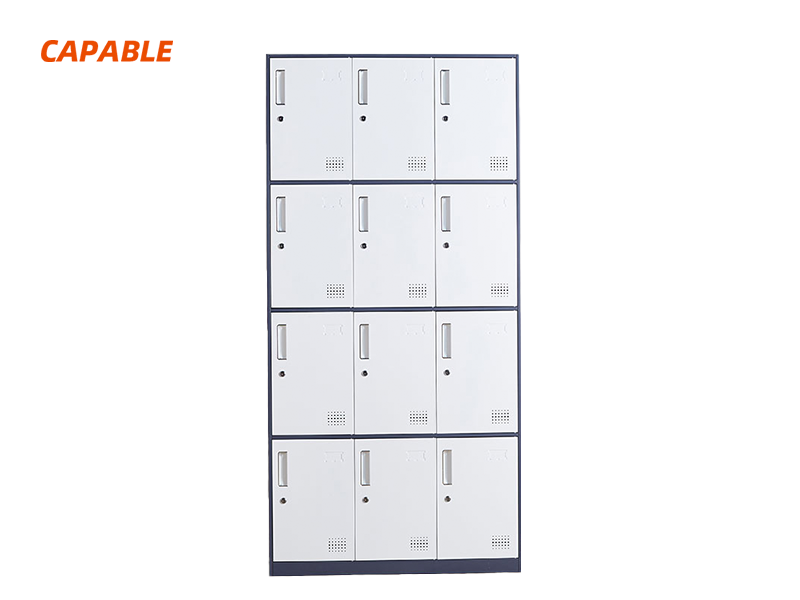 12-door Cross Color Steel Locker CBC-32