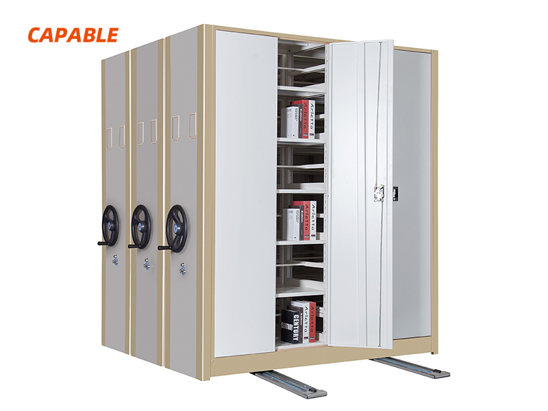 Mobile Compact shelves- Metal Shelves Archive