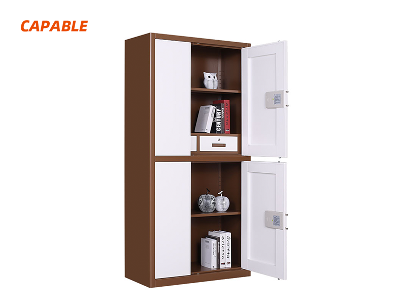 Confidential file cabinet (White-Coffee, Black-Red, White-Blue)