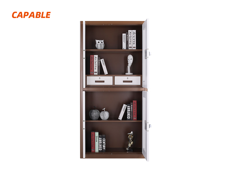 Confidential file cabinet (White-Coffee, Black-Red, White-Blue)